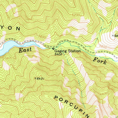 United States Geological Survey Porcupine Reservoir, UT (1969, 24000-Scale) digital map