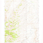 United States Geological Survey Porcupine Ridge, UT-WY (1968, 24000-Scale) digital map