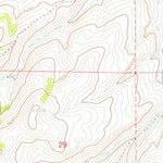United States Geological Survey Porcupine Ridge, UT-WY (1968, 24000-Scale) digital map