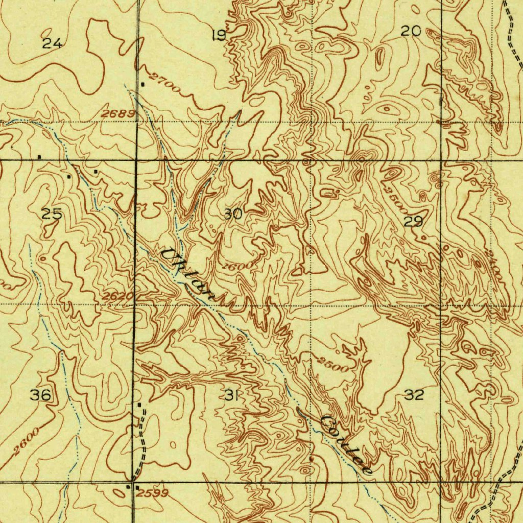 Porcupine Valley, MT (1918, 62500-Scale) Map by United States ...