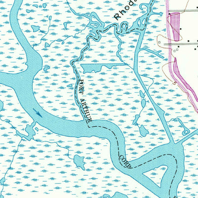 United States Geological Survey Port Acres, TX (1962, 24000-Scale) digital map