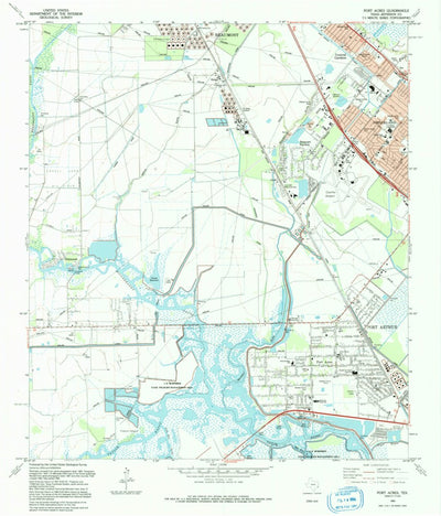 United States Geological Survey Port Acres, TX (1993, 24000-Scale) digital map