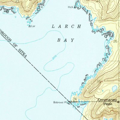 United States Geological Survey Port Alexander A-3, AK (1951, 63360-Scale) digital map