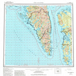 United States Geological Survey Port Alexander, AK (1951, 250000-Scale) digital map