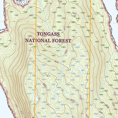 United States Geological Survey Port Alexander B-1 NE, AK (2021, 25000-Scale) digital map