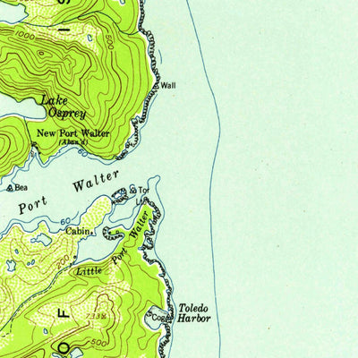 United States Geological Survey Port Alexander B-2, AK (1948, 63360-Scale) digital map