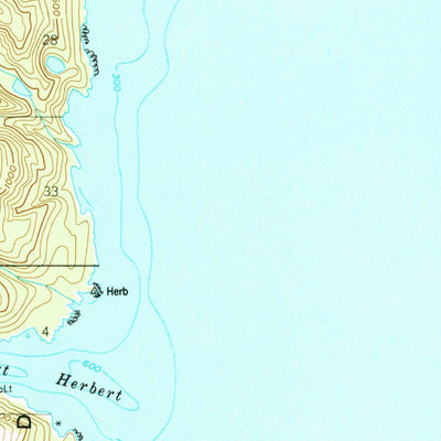 United States Geological Survey Port Alexander B-2, AK (1951, 63360-Scale) digital map
