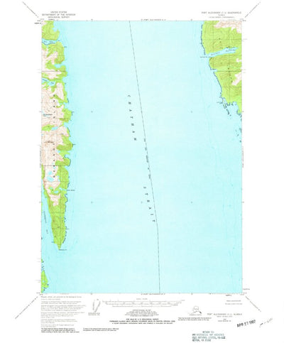 United States Geological Survey Port Alexander C-2, AK (1951, 63360-Scale) digital map
