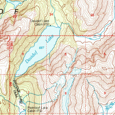 United States Geological Survey Port Alexander C-3, AK (1994, 63360-Scale) digital map