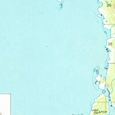 United States Geological Survey Port Alexander C-4, AK (1951, 63360-Scale) digital map