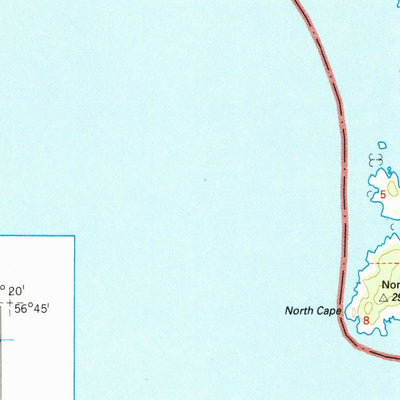 United States Geological Survey Port Alexander C-4, AK (1994, 63360-Scale) digital map