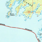 United States Geological Survey Port Alexander C-4, AK (1994, 63360-Scale) digital map