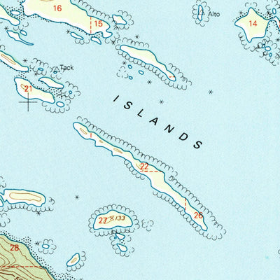 United States Geological Survey Port Alexander D-1, AK (1997, 63360-Scale) digital map
