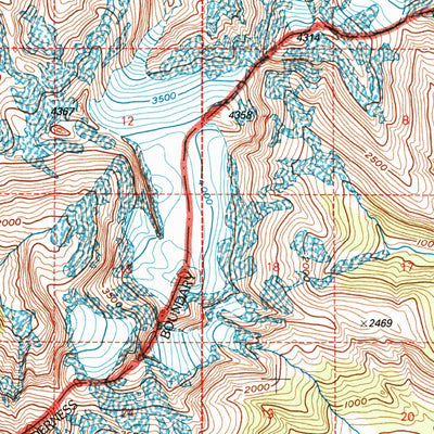 United States Geological Survey Port Alexander D-3, AK (1995, 63360-Scale) digital map