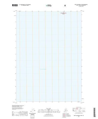 United States Geological Survey Port Alexander D-5 NW, AK (2021, 25000-Scale) digital map