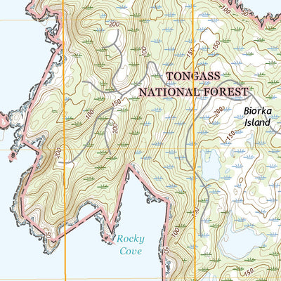 United States Geological Survey Port Alexander D-5 SW, AK (2021, 25000-Scale) digital map