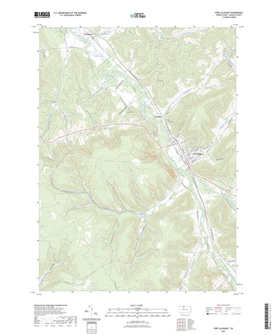 United States Geological Survey Port Allegany, PA (2023, 24000-Scale) digital map
