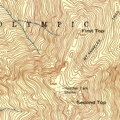 United States Geological Survey Port Angeles, WA (1961, 24000-Scale) digital map