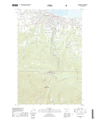 United States Geological Survey Port Angeles, WA (2020, 24000-Scale) digital map