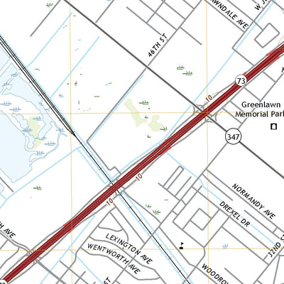 United States Geological Survey Port Arthur North, TX (2022, 24000-Scale) digital map