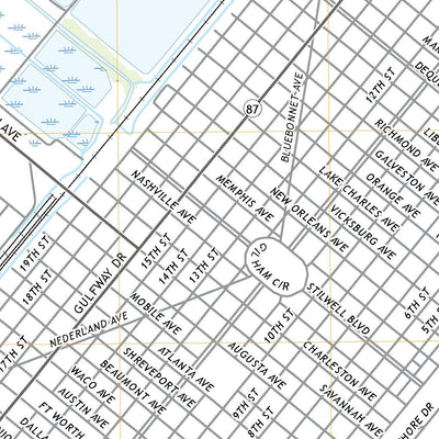 United States Geological Survey Port Arthur North, TX (2022, 24000-Scale) digital map