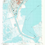 United States Geological Survey Port Arthur South, TX-LA (1993, 24000-Scale) digital map
