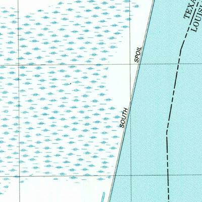 United States Geological Survey Port Arthur South, TX-LA (1993, 24000-Scale) digital map