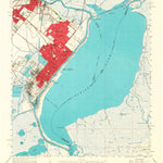 United States Geological Survey Port Arthur, TX-LA (1957, 62500-Scale) digital map