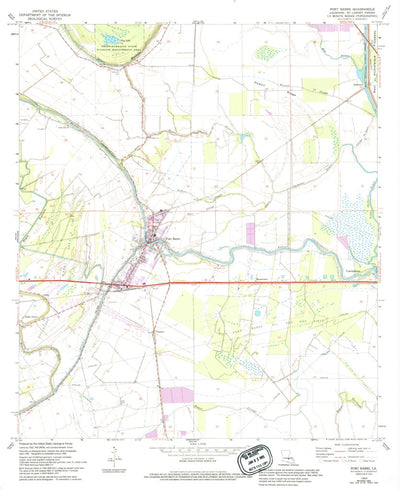 United States Geological Survey Port Barre, LA (1968, 24000-Scale) digital map