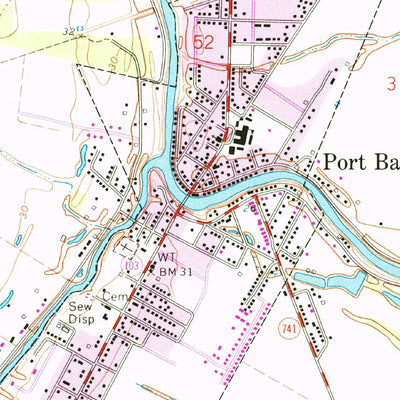 United States Geological Survey Port Barre, LA (1968, 24000-Scale) digital map