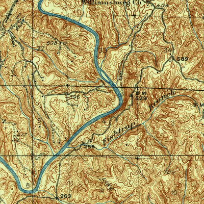 United States Geological Survey Port Birmingham, AL (1938, 62500-Scale) digital map