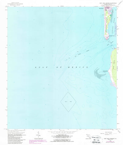 United States Geological Survey Port Boca Grande, FL (1958, 24000-Scale) digital map