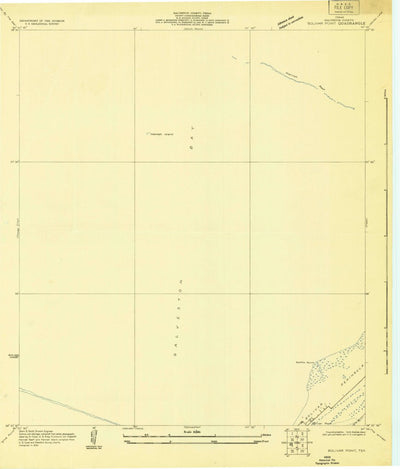United States Geological Survey Port Bolivar, TX (1932, 24000-Scale) digital map