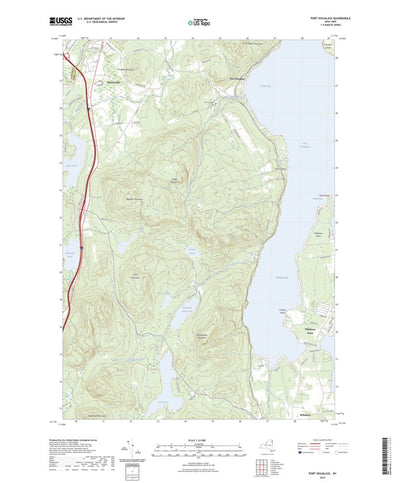 United States Geological Survey Port Douglass, NY (2023, 24000-Scale) digital map
