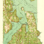 United States Geological Survey Port Gamble, WA (1940, 62500-Scale) digital map