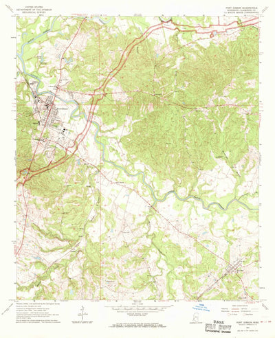 United States Geological Survey Port Gibson, MS (1963, 24000-Scale) digital map