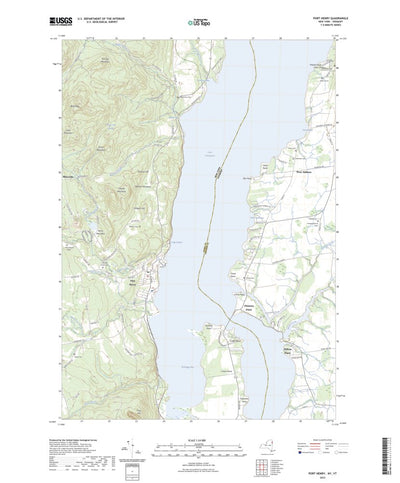 United States Geological Survey Port Henry, NY (2023, 24000-Scale) digital map
