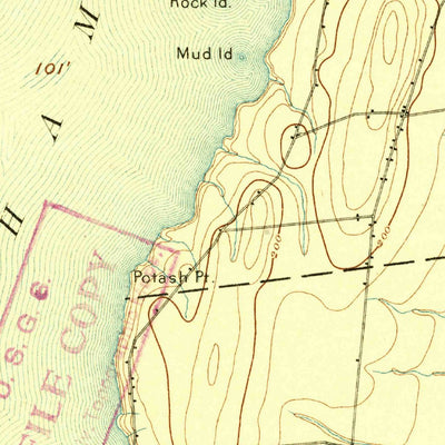 United States Geological Survey Port Henry, VT-NY (1894, 62500-Scale) digital map