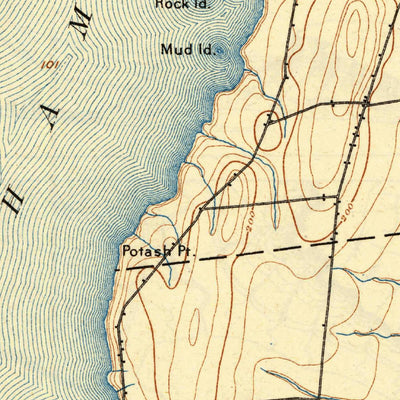 United States Geological Survey Port Henry, VT-NY (1898, 62500-Scale) digital map