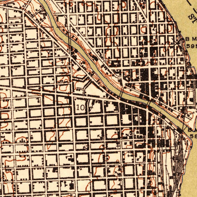 United States Geological Survey Port Huron, MI (1949, 24000-Scale) digital map