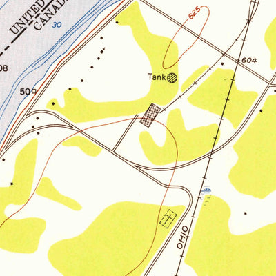 United States Geological Survey Port Huron, MI (1952, 24000-Scale) digital map