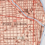 United States Geological Survey Port Huron, MI (1952, 24000-Scale) digital map