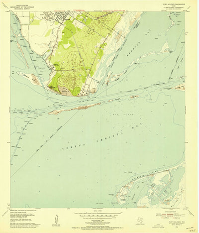United States Geological Survey Port Ingleside, TX (1954, 24000-Scale) digital map