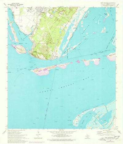 United States Geological Survey Port Ingleside, TX (1968, 24000-Scale) digital map