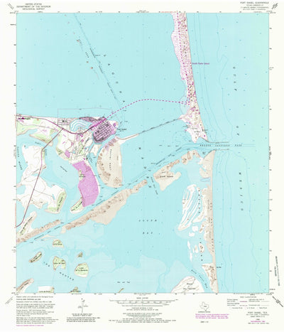 United States Geological Survey Port Isabel, TX (1955, 24000-Scale) digital map