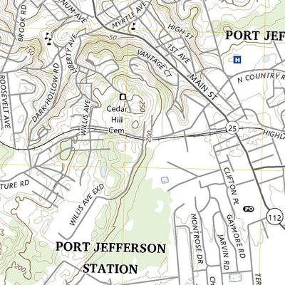United States Geological Survey Port Jefferson, NY (2023, 24000-Scale) digital map