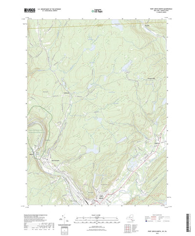 United States Geological Survey Port Jervis North, NY (2023, 24000-Scale) digital map