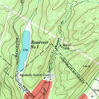 United States Geological Survey Port Jervis North, NY-PA (1992, 24000-Scale) digital map
