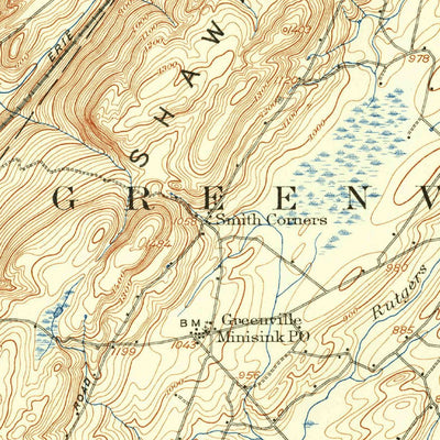United States Geological Survey Port Jervis, NY-NJ-PA (1906, 62500-Scale) digital map
