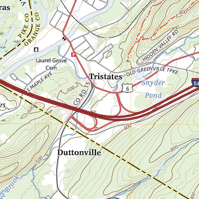 United States Geological Survey Port Jervis South, NY (2023, 24000-Scale) digital map